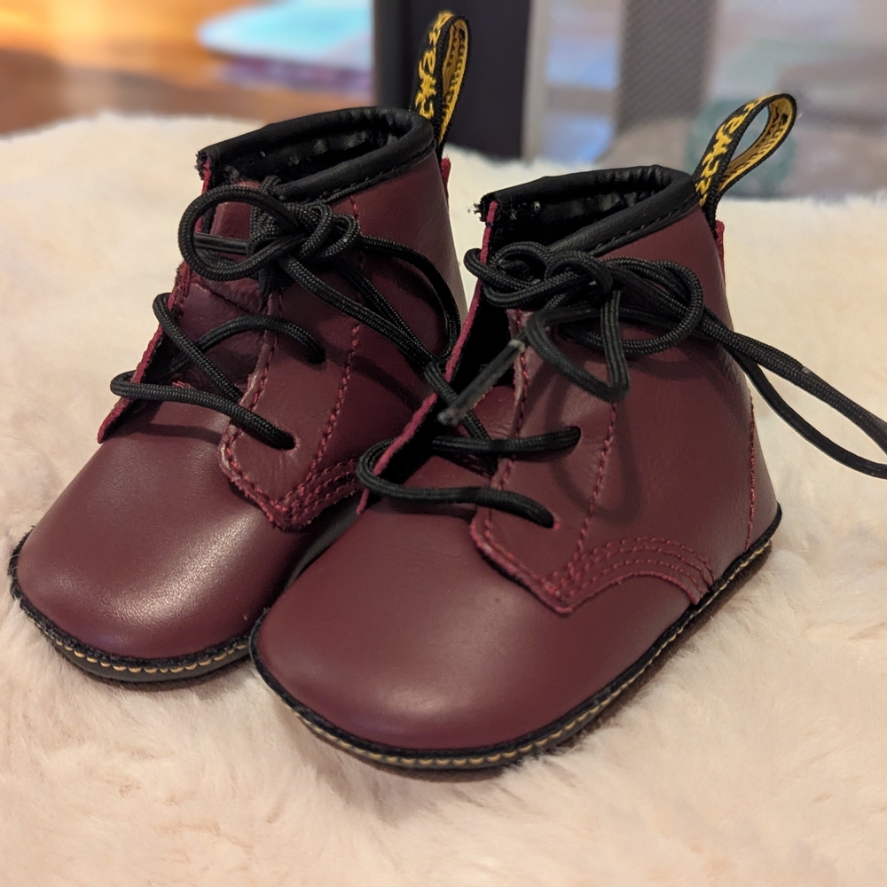 Kids Burgundy Boots